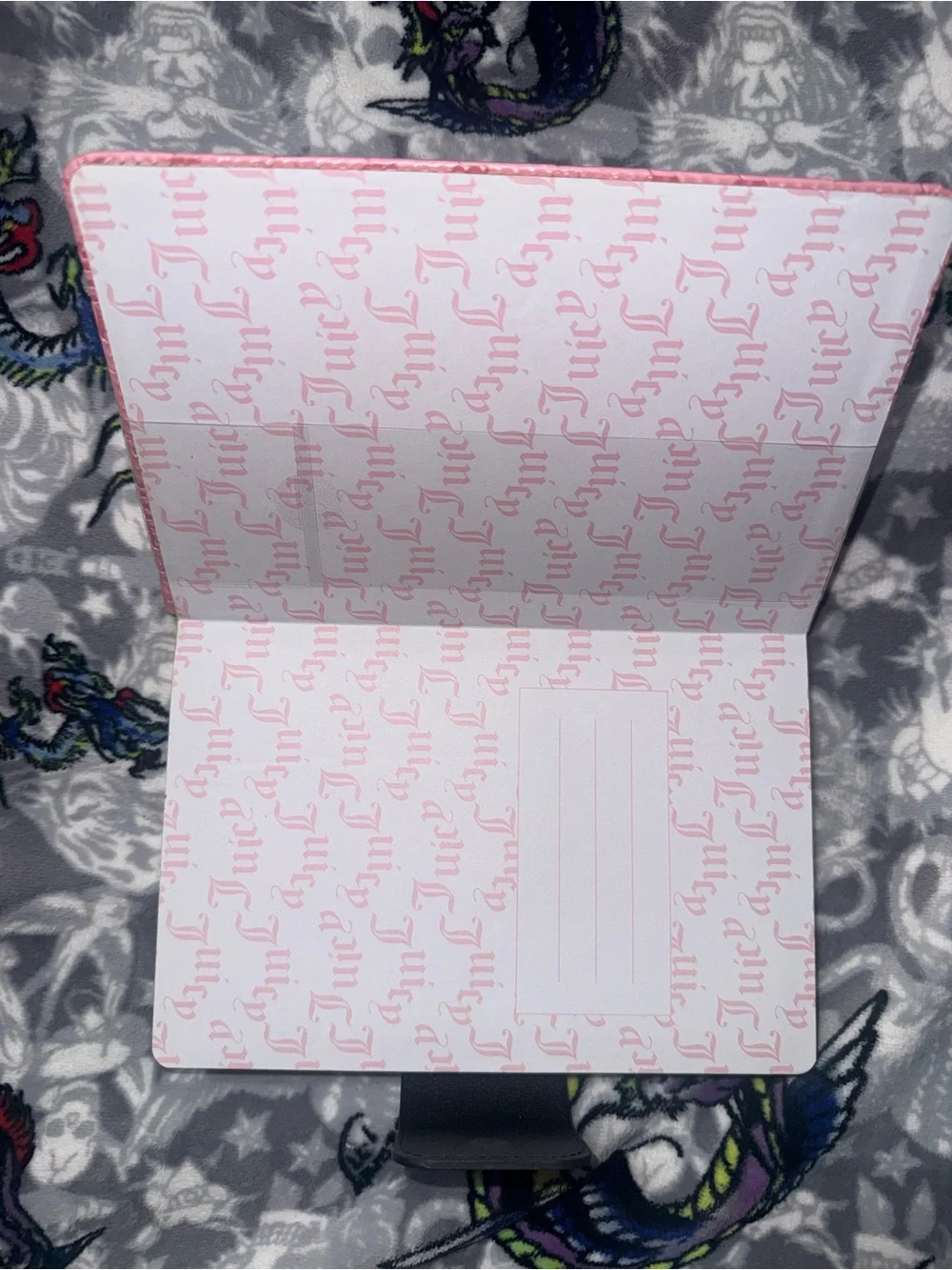 Juicy Couture Pink Journal with Black Diamond-Tip Pen